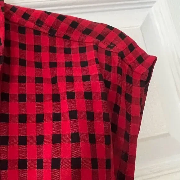 T by Alexander Wang Checkered Wrap Shirt - Picture 8 of 9